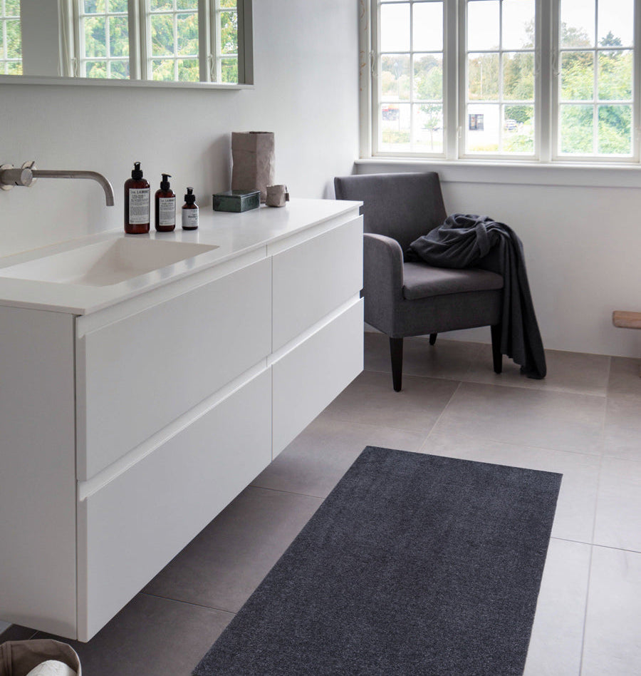 FLOOR MAT 67 x 150 CM - UNI COLOR GREY