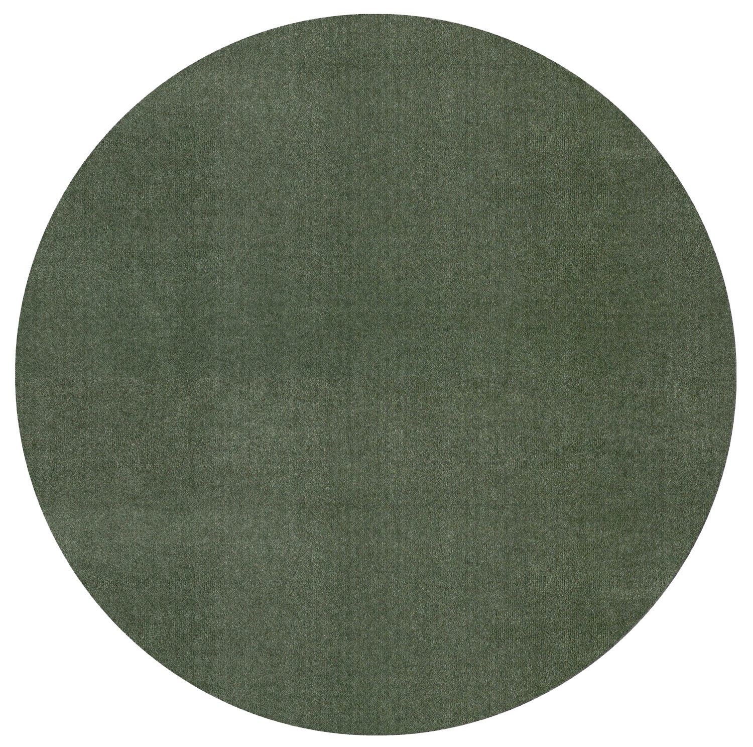 Round rug Ø200 cm Dusty Green | Rug for living room, hallway