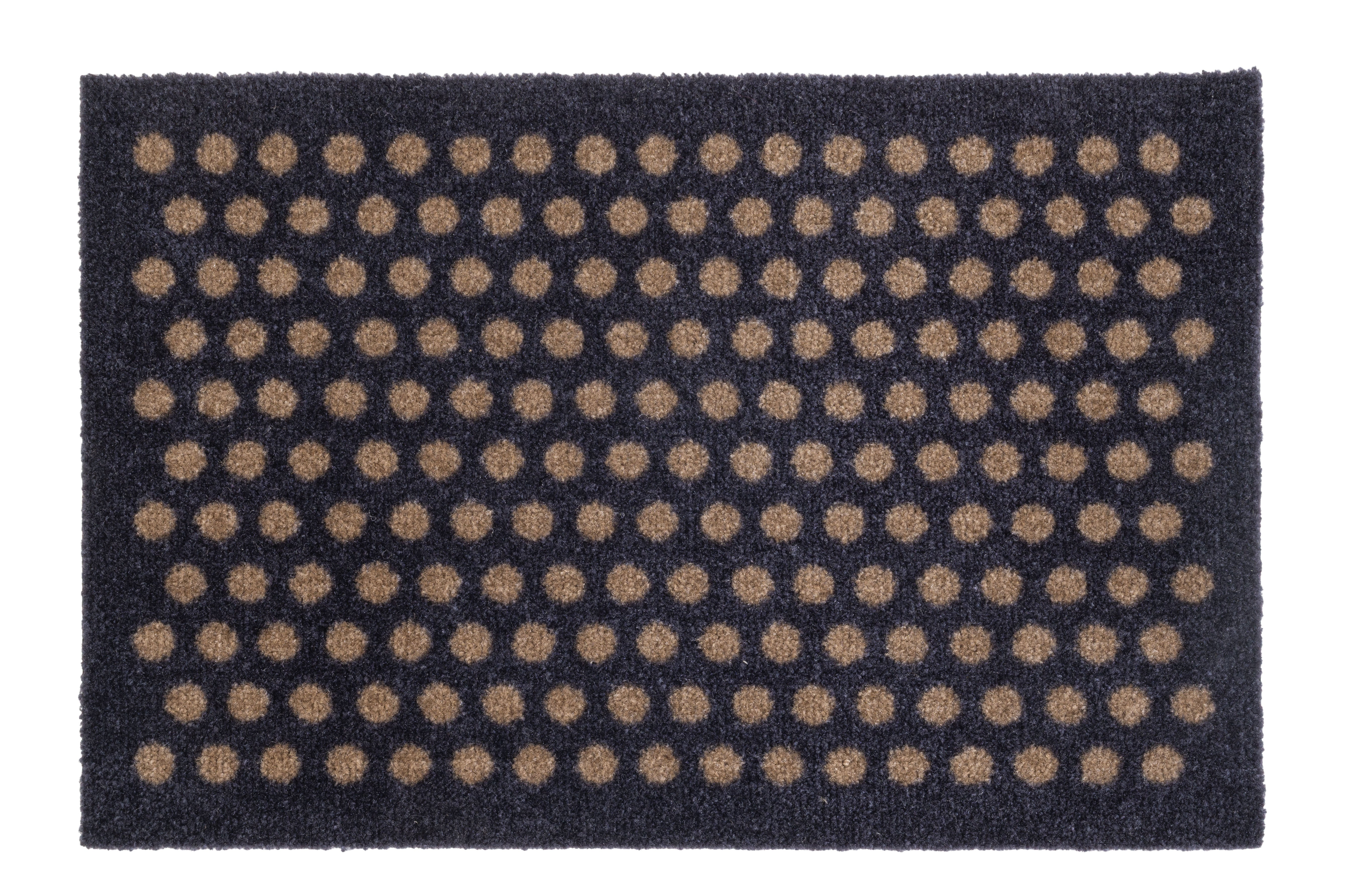 FLOOR MAT 40 x 60 cm - DOT BLUE-GREY / SAND