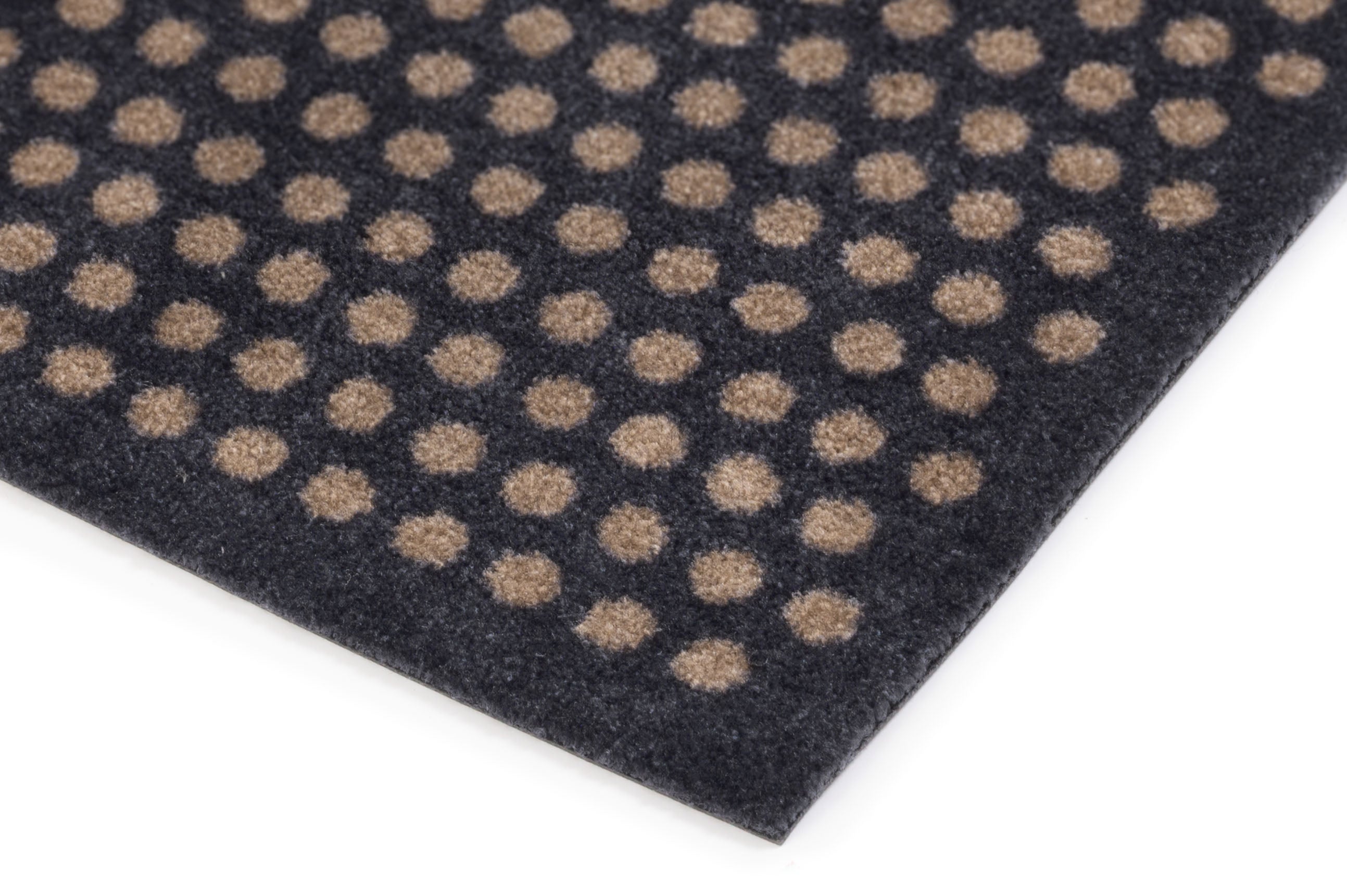 FLOOR MAT 40 x 60 cm - DOT BLUE-GREY / SAND