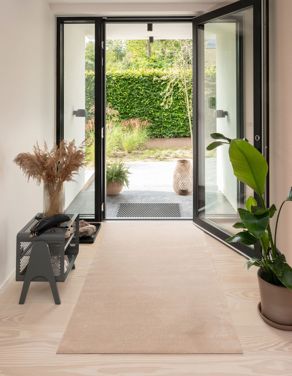 RUG / FLOOR MAT 110 x 200 cm - UNI COLOR IVORY