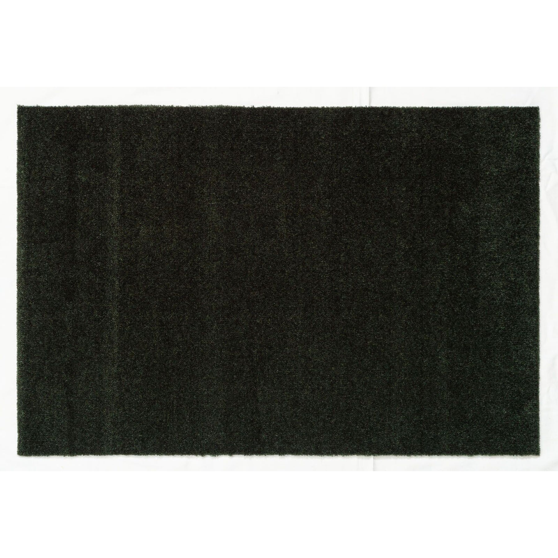 FLOOR MAT 90 X 130 cm UNICOLOR DARK GREEN