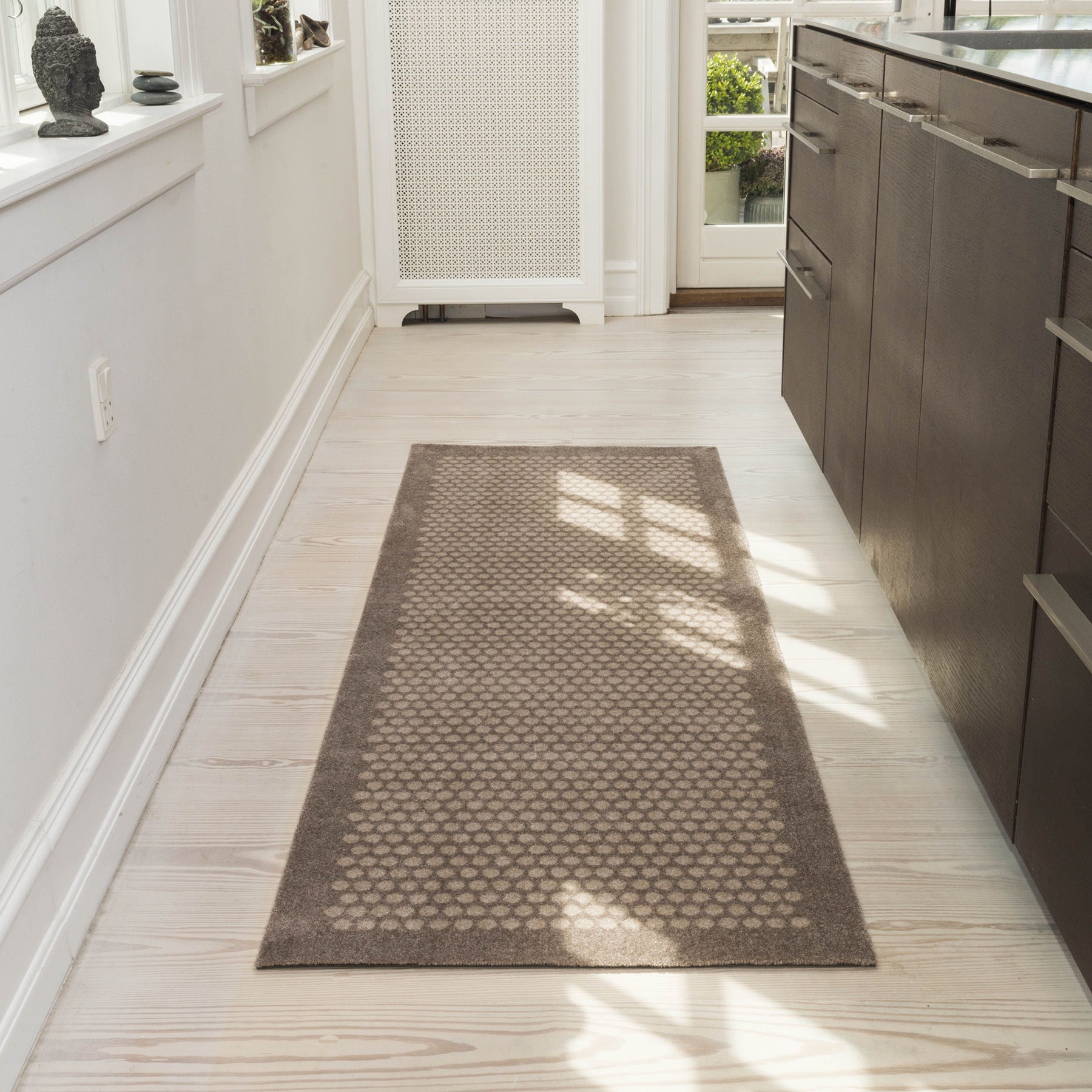 FLOOR MAT 67 x 200 cm dot sand