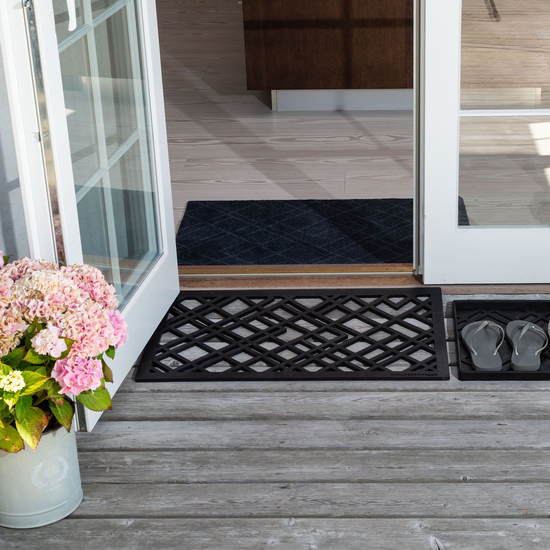 rubber DOORMAT 45 x 75 cm - LINES