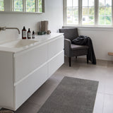 FLOOR MAT 67 x 120 cm - UNI COLOR STEELGREY