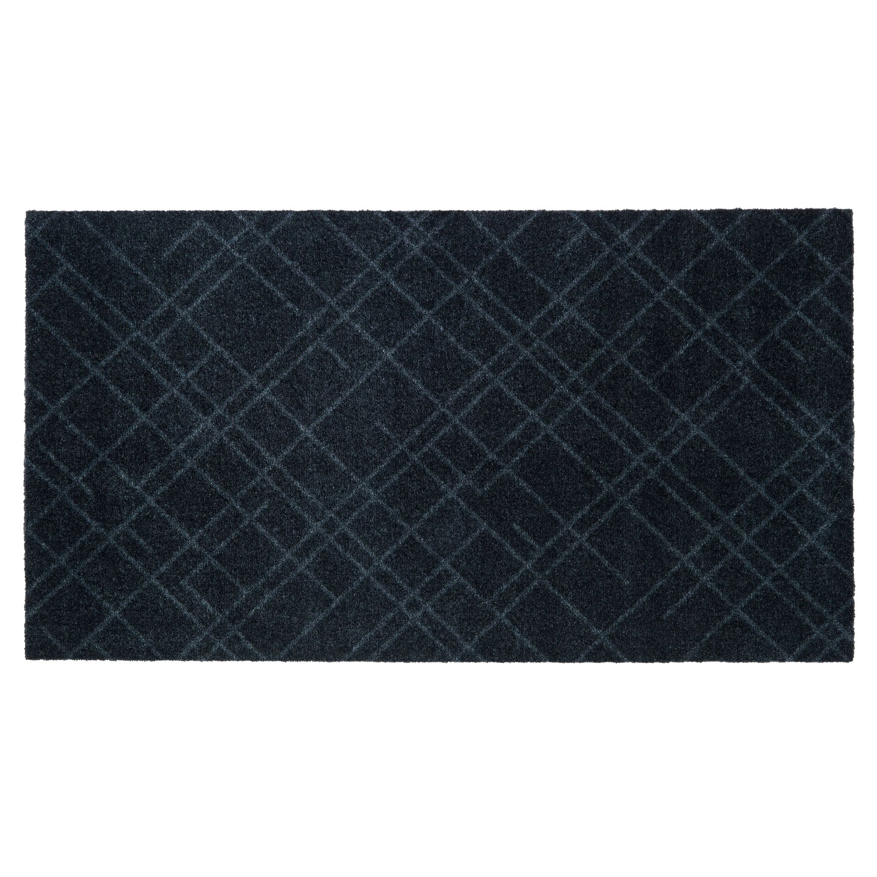 FLOOR MAT 67 x 120 cm - LINES/DARK GREY