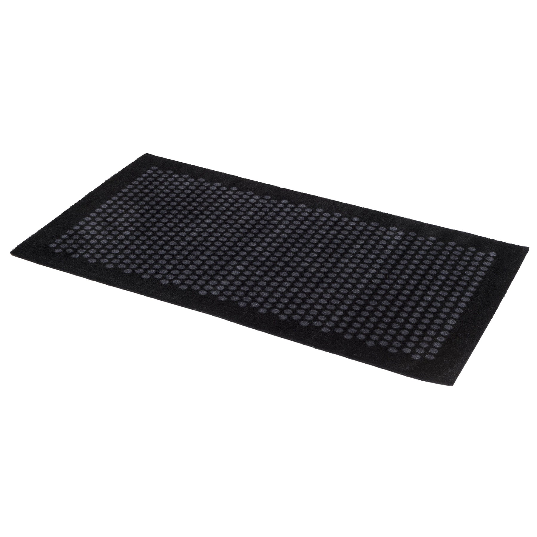 FLOOR MAT 67 x 120 CM - DOT BLACK/GREY