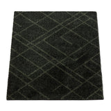 FLOOR MAT 40 x 60 cm - LINES/DARK GREEN