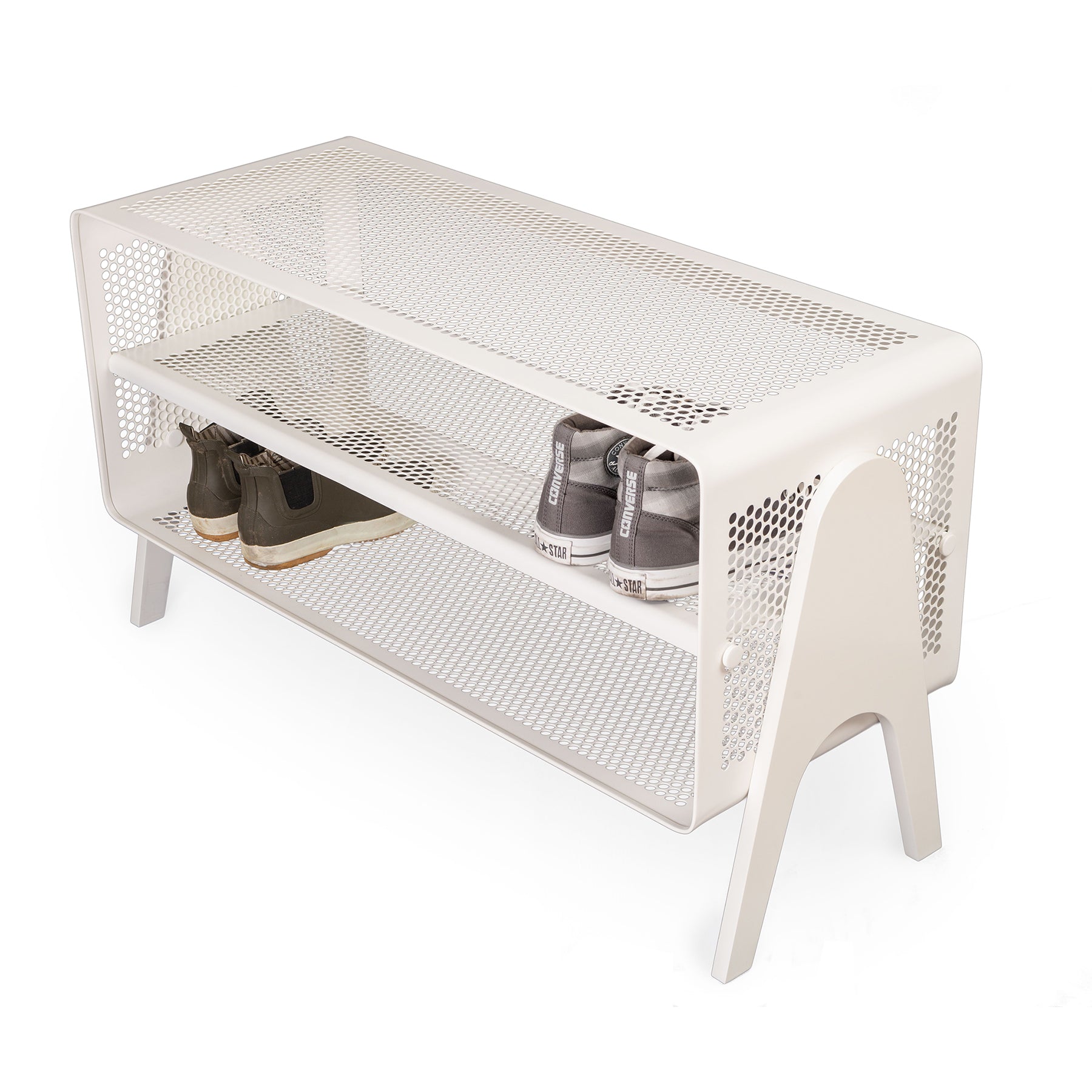 TICA RACK - FLOOR - LARGE -WHITE
