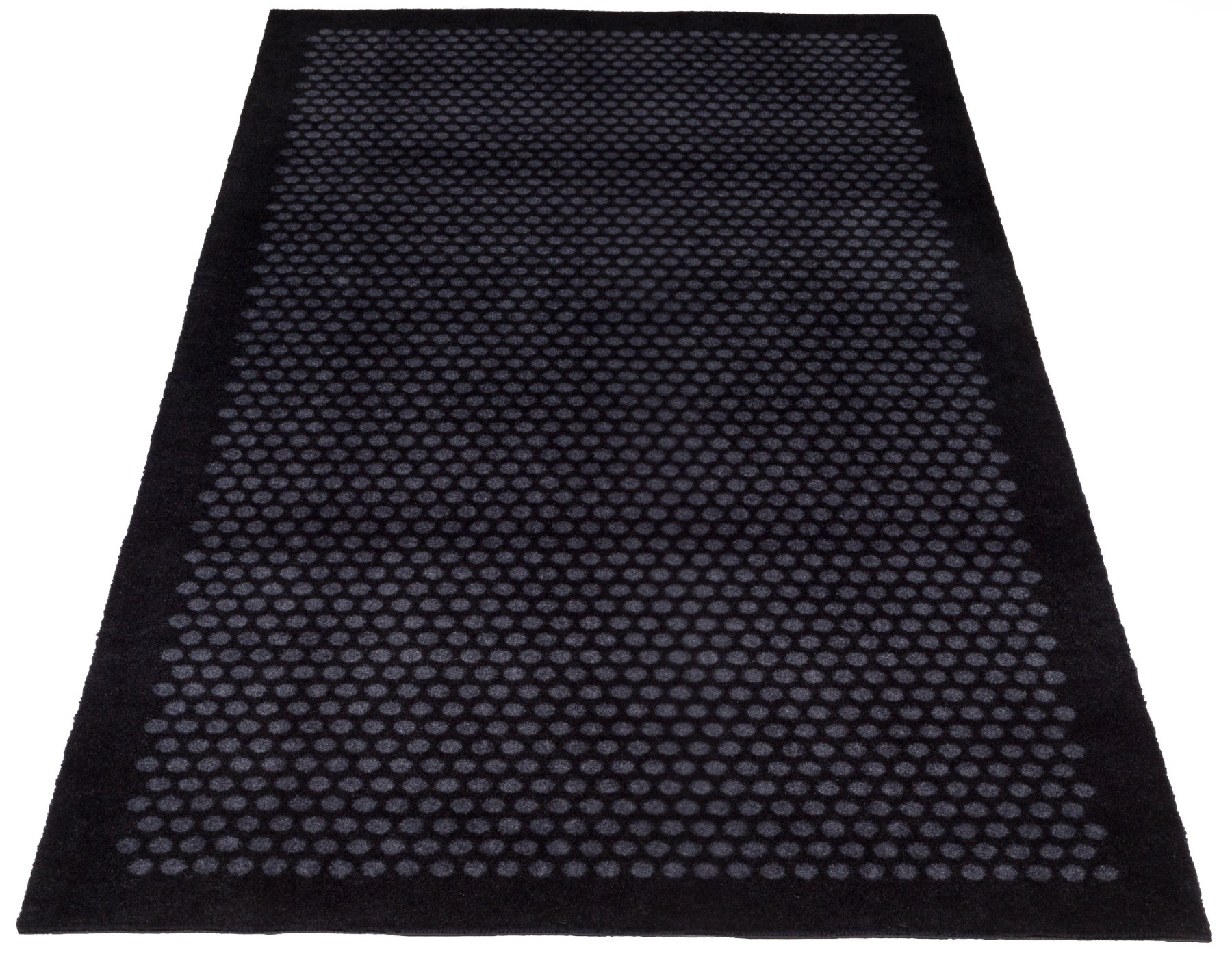 FLOOR MAT 90 x 200 CM - DOT BLACK/GREY