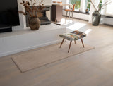 FLOOR MAT 67 x 250 CM - UNI COLOR IVORY