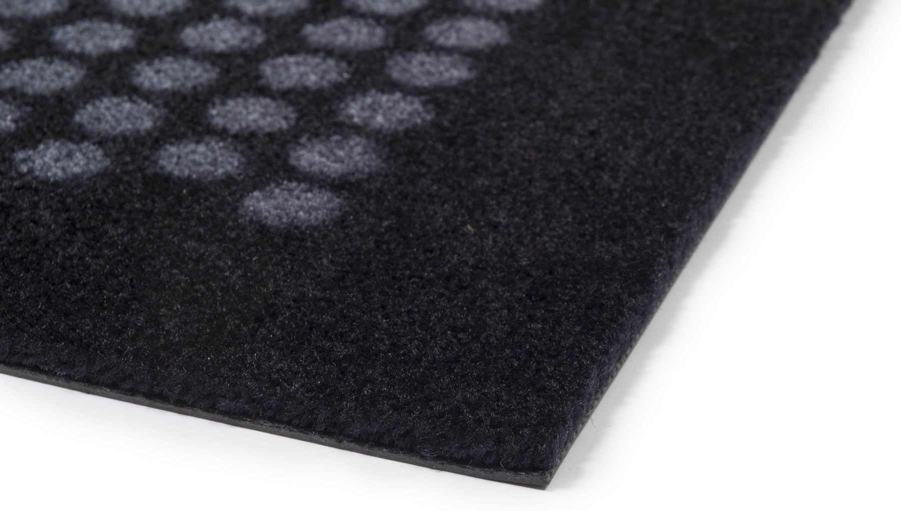 FLOOR MAT 90 x 200 CM - DOT BLACK/GREY
