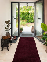 NEW -  FLOOR MAT 100 X 300 CM - UNI COLOR BORDEAUX