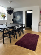 NEW - FLOOR MAT 90 x 200 cm - UNI COLOR BORDEAUX
