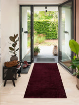 NEW - FLOOR MAT 90 x 200 cm - UNI COLOR BORDEAUX