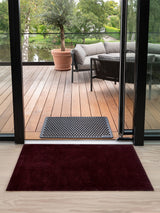 NEW - FLOOR MAT 90 X 130 CM - UNI COLOR BORDEAUX