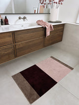 NEW - STRIPES HORIZONTAL - Bordeaux/Rose/Sand