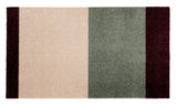 NEW - STRIPES HORIZONTAL - Green/Ivory/Bordeaux