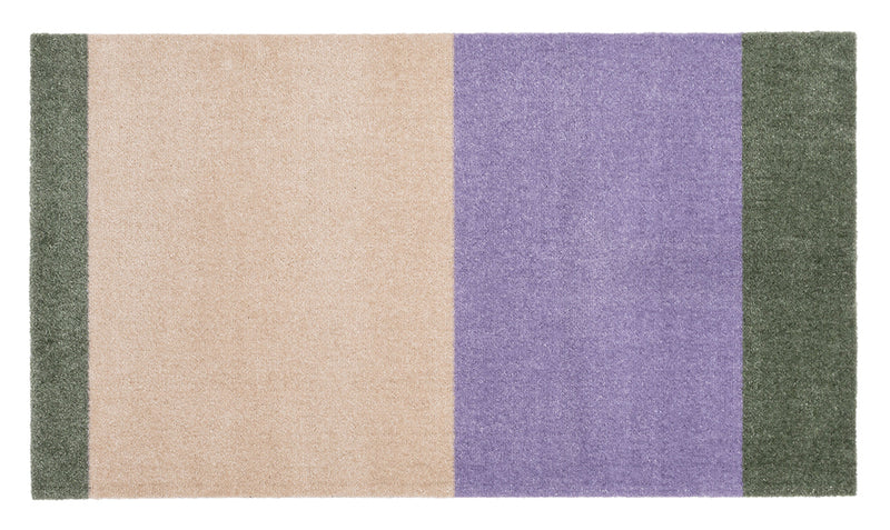 NEW - STRIPES HORIZONTAL - Lilac/Ivory/Green