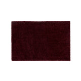NEW - FLOOR MAT 40 X 60 CM - UNI COLOR BORDEAUX