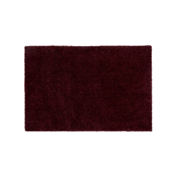 NEW - FLOOR MAT 40 X 60 CM - UNI COLOR BORDEAUX