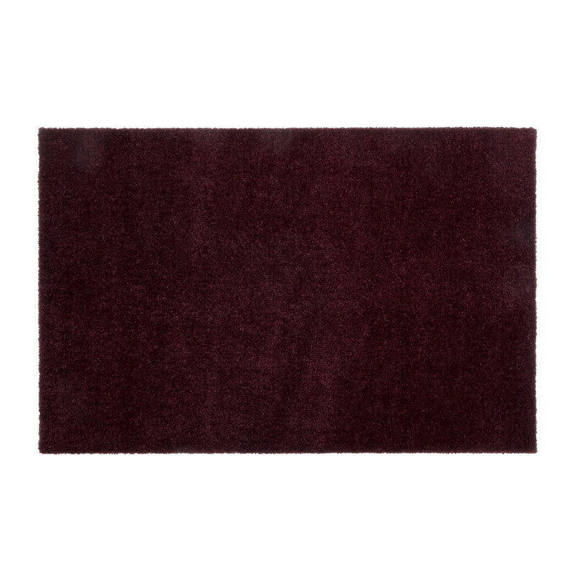 NEW - FLOOR MAT 60 X 90 CM - UNI COLOR BORDEAUX