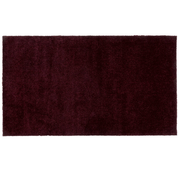 NEW - FLOOR MAT 67 X 120 CM - UNI COLOR BORDEAUX
