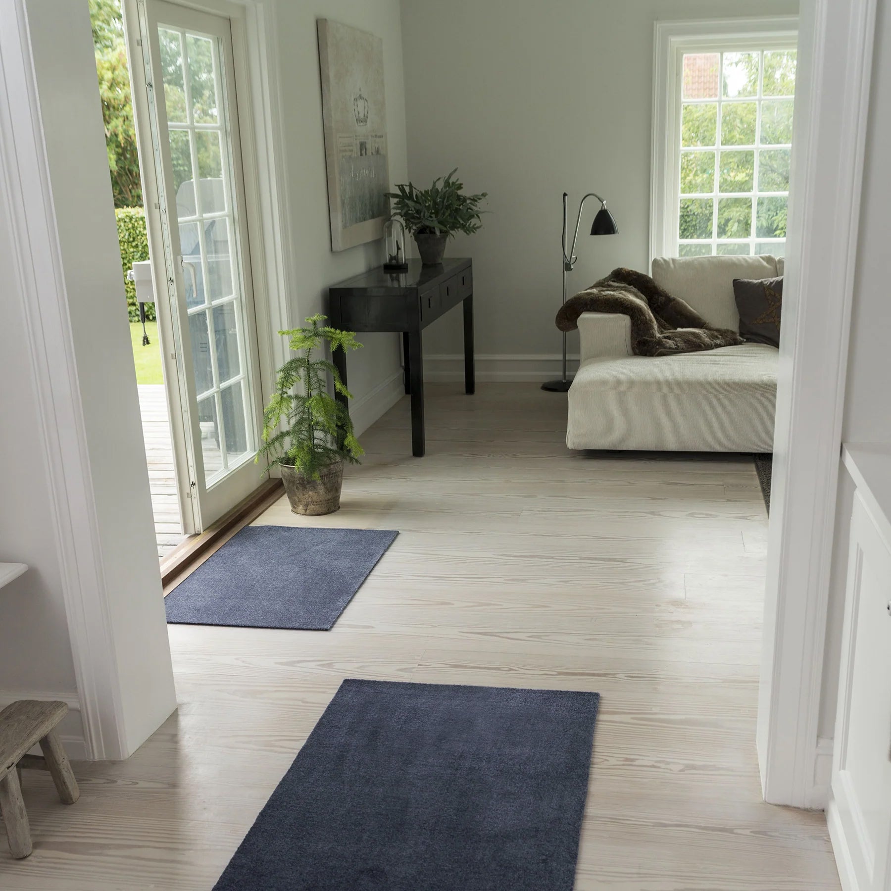 FLOOR MAT 67 x 120 cm - UNI COLOr GREY