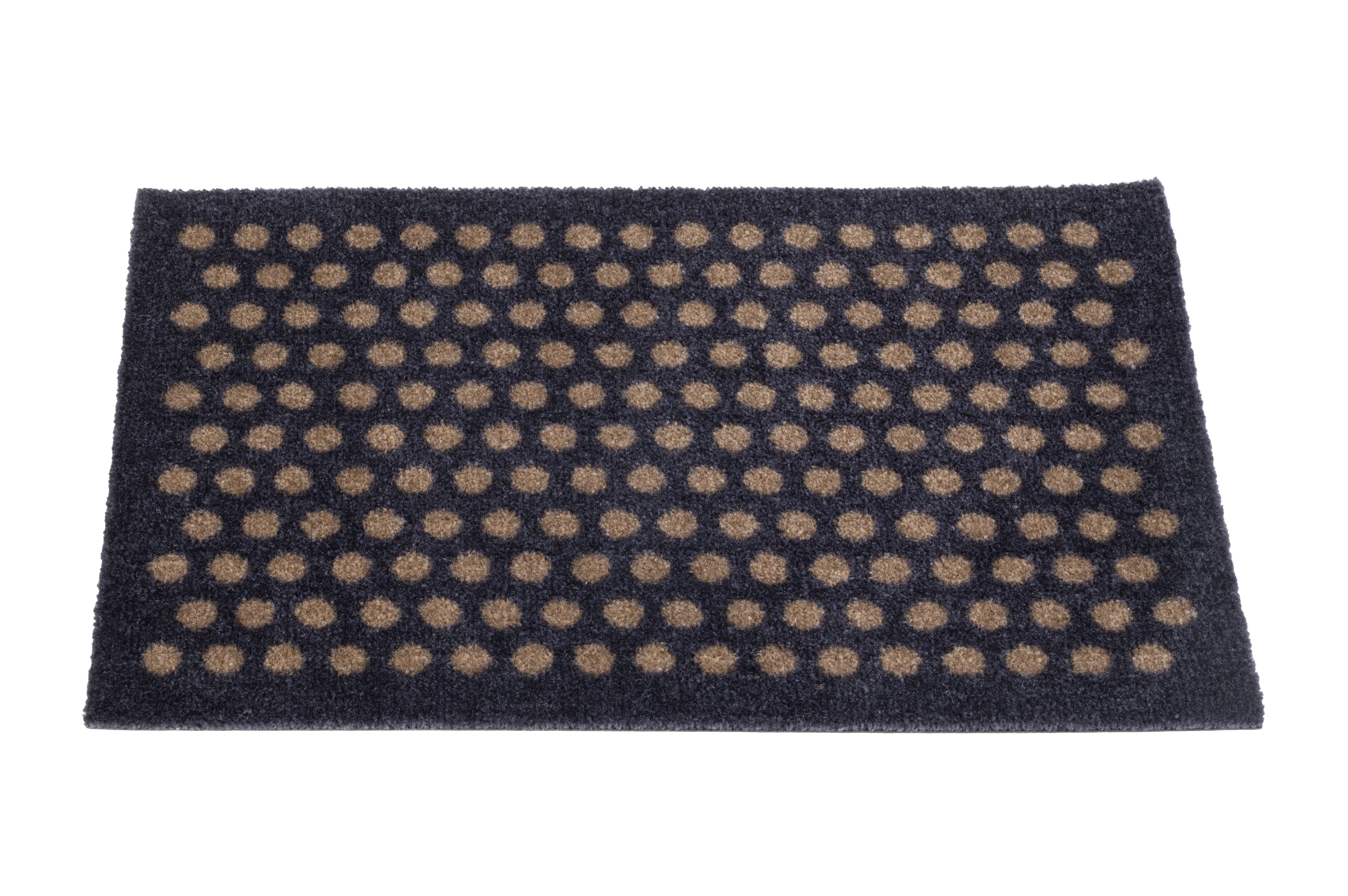 FLOOR MAT 40 x 60 cm - DOT BLUE-GREY / SAND