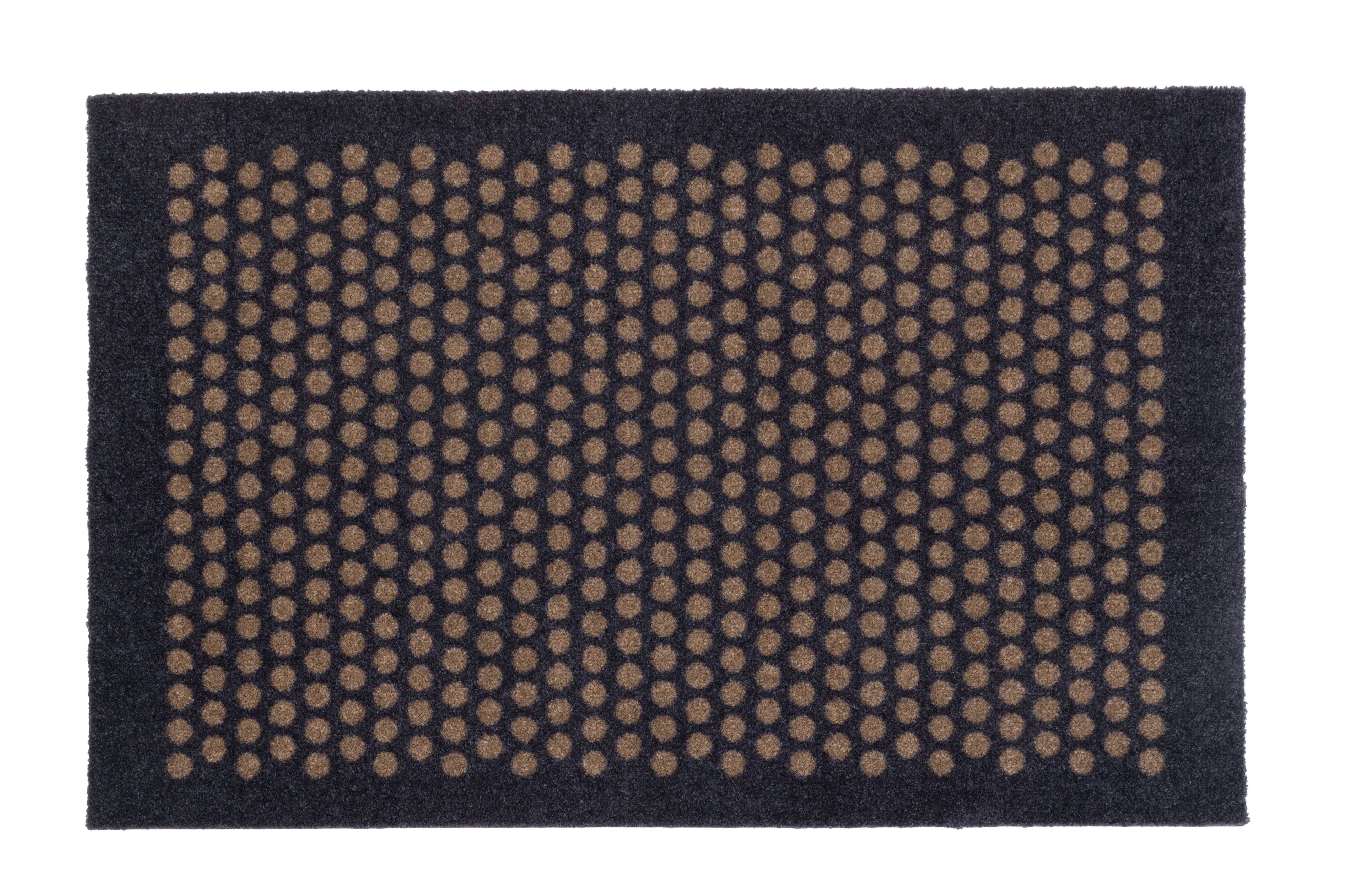 FLOOR MAT 60 x 90 cm - DOT BLUE-GREY / SAND