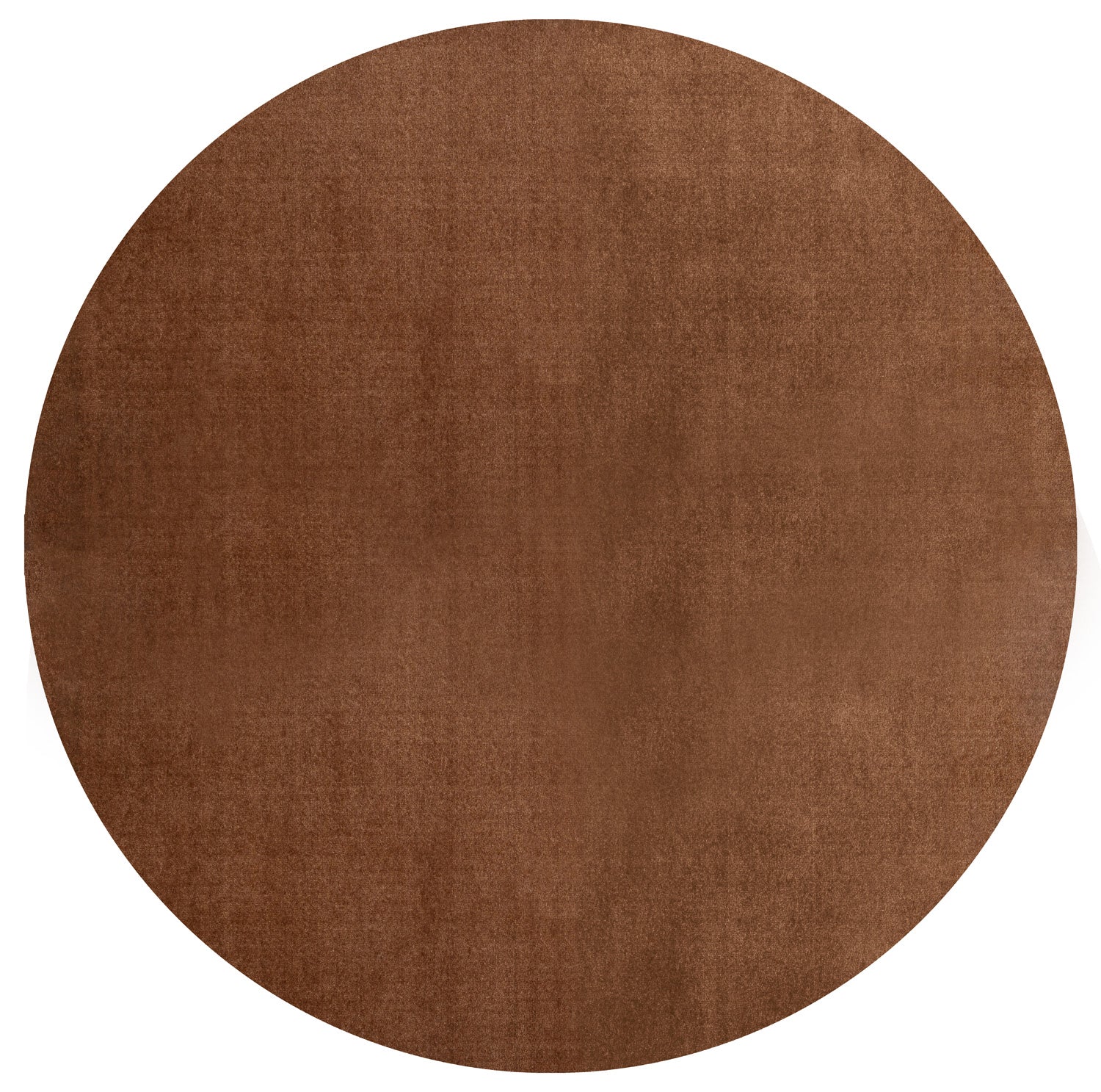 NEW – Round Rug Ø200 cm - UNI COLOR COGNAC
