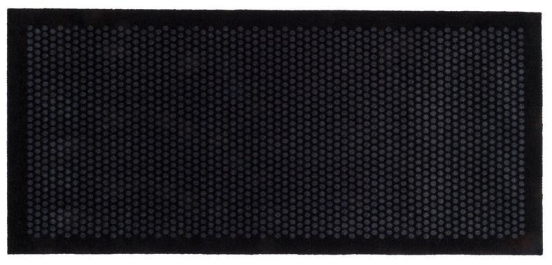 FLOOR MAT 90 x 200 CM - DOT BLACK/GREY