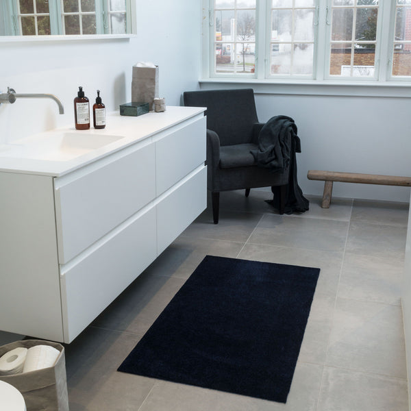 FLOOR MAT 67 x 120 cm - UNI COLOR/BLUE