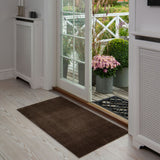 FLOOR MAT 67 x 120 cm - UNI COLOR BROWN