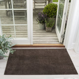FLOOR MAT 67 x 120 cm - UNI COLOR BROWN