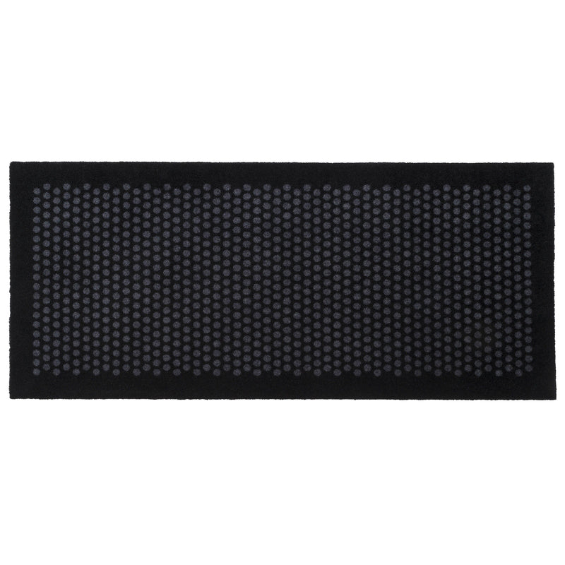 FLOOR MAT 67 x 150 CM - DOT BLACK/GREY