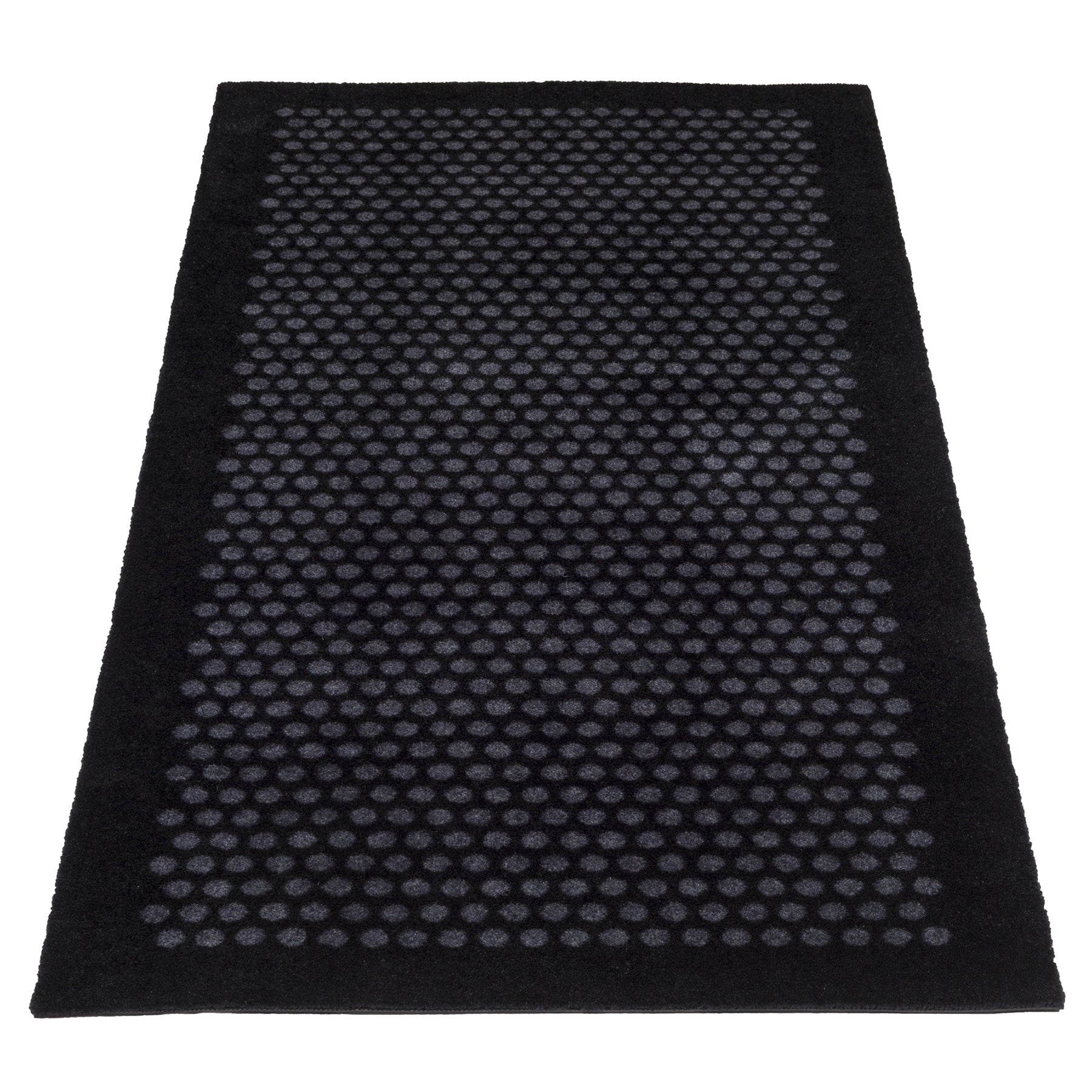 FLOOR MAT 67 x 150 CM - DOT BLACK/GREY