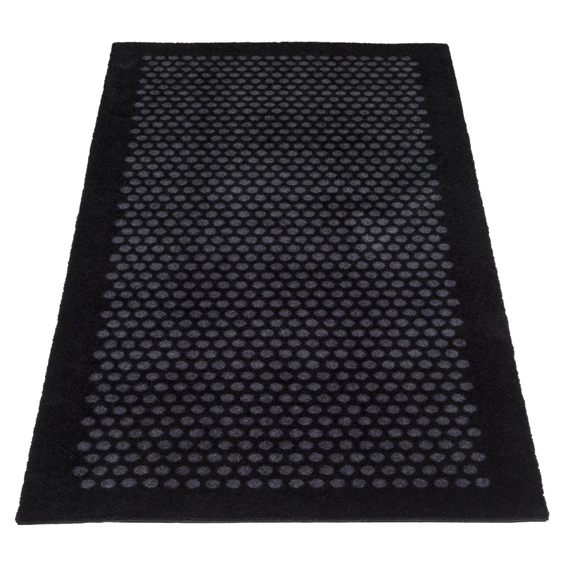FLOOR MAT 67 x 150 CM - DOT BLACK/GREY