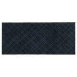 FLOOR MAT 67 x 150 CM - LINES/DARK GREY