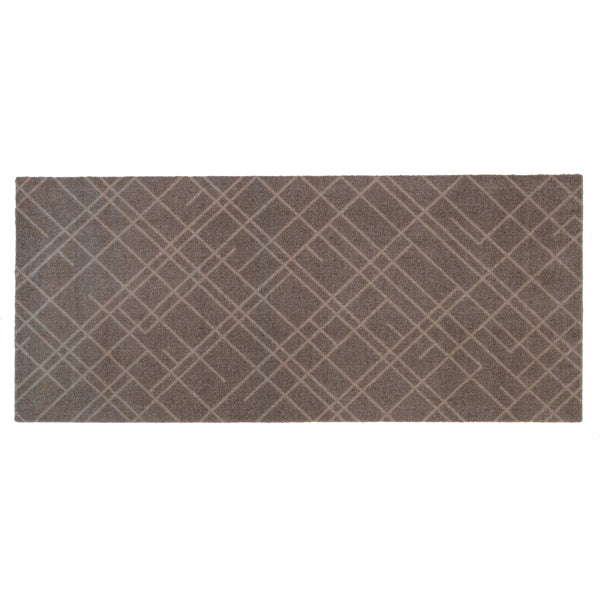 FLOOR MAT 67 x 150 CM - LINES SAND