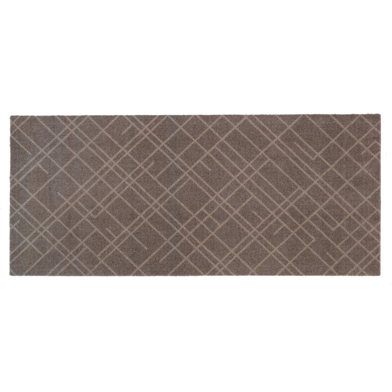 FLOOR MAT 67 x 150 CM - LINES SAND