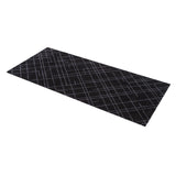 FLOOR MAT 67 x 150 CM - LINES BLACK/GREY