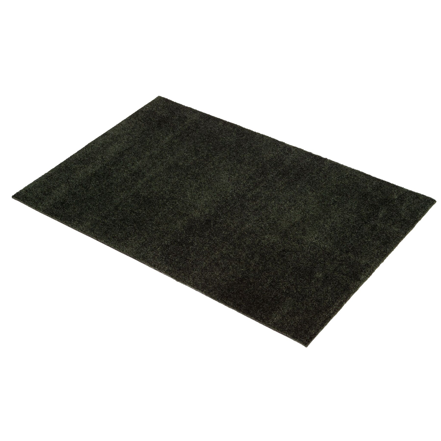 FLOOR MAT 90 X 130 cm UNICOLOR DARK GREEN
