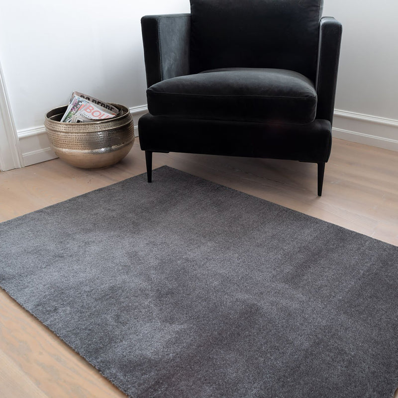 FLOOR MAT 90 X 130 cm - UNI COLOr GREY