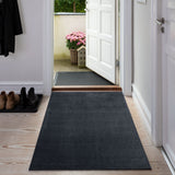 FLOOR MAT 90 X 130 cm - UNI COLOr GREY