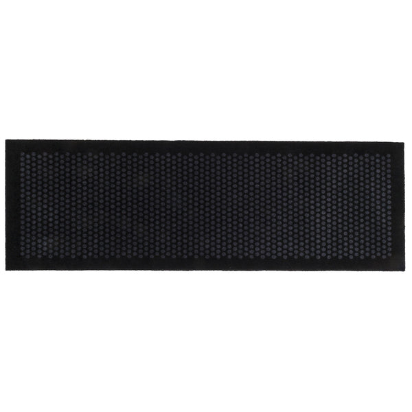 FLOOR MAT 67 x 200 CM - DOT BLACK/grey