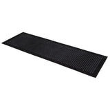 FLOOR MAT 67 x 200 CM - DOT BLACK/grey