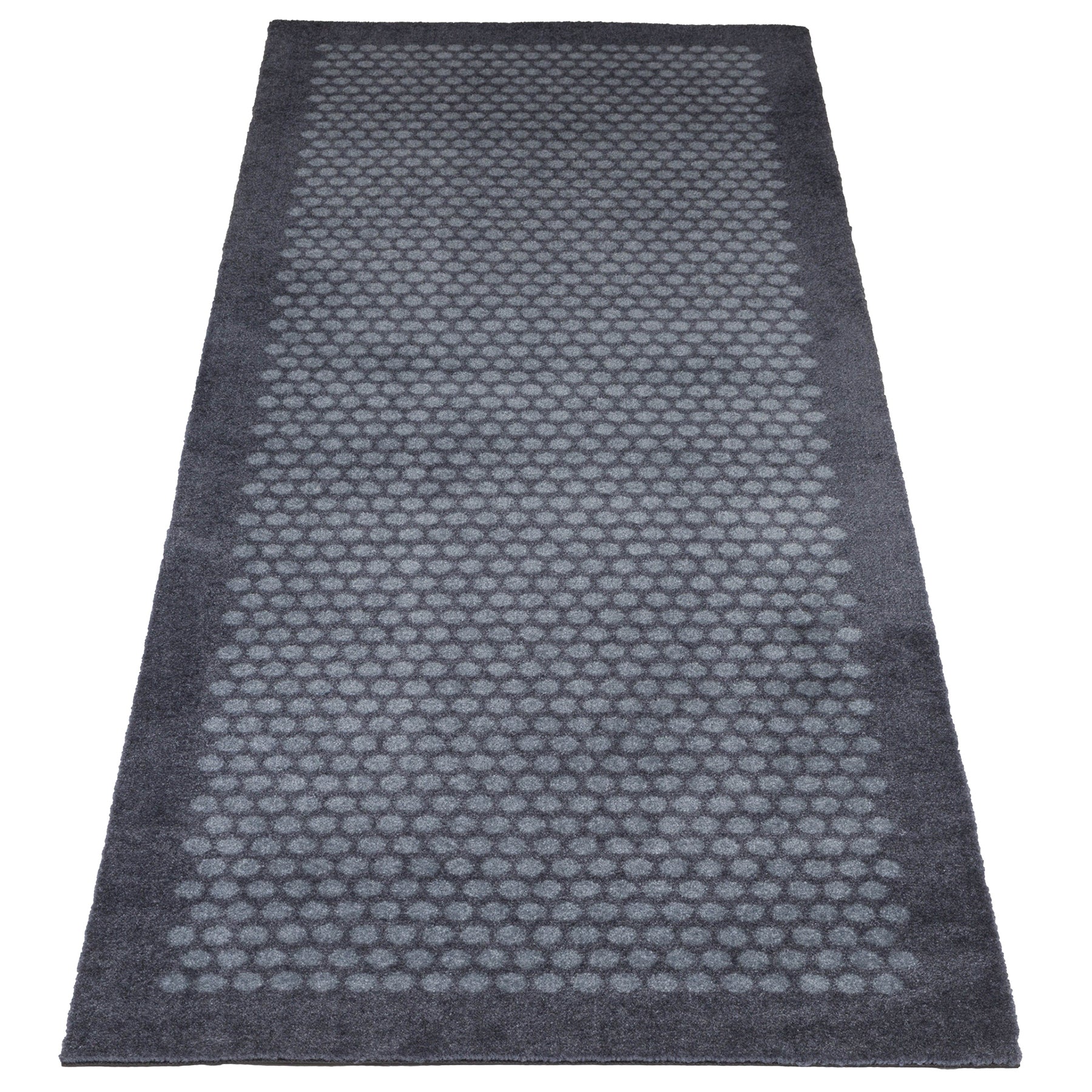 FLOOR MAT 67 x 200 CM DOTS/GREY