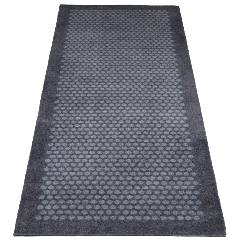 FLOOR MAT 67 x 200 CM DOTS/GREY