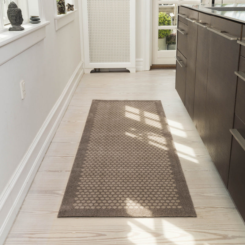 FLOOR MAT 67 x 200 cm dot sand